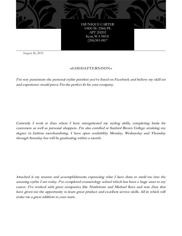 the perfect cover letter 2015
